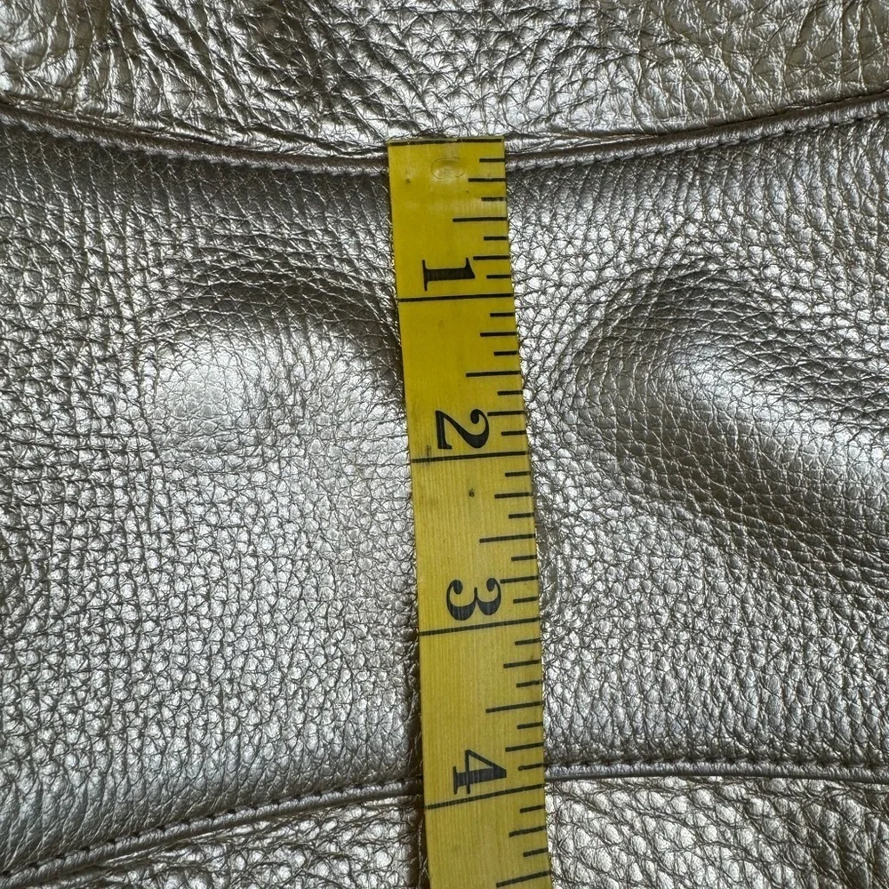 Michael Kors Gold Soft Leather Shoulder Bag.